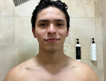 Flexing My Muscles in the Showers