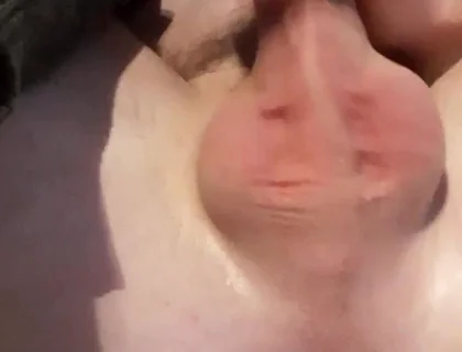 Jerking off From Above