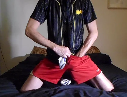 Autographed cum-drenched socks