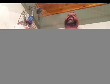 Stroking Daddy Bear Cock