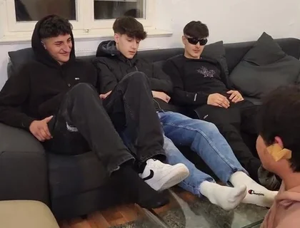 Master sneaker socks feet party