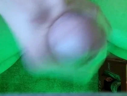 Cumming Under the Desk