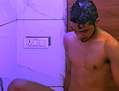 Young Boy Naked Having Fun