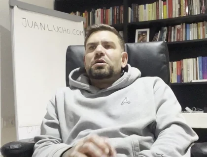 Young Man Masturbates in His Office