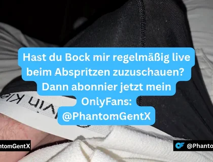 German Rubs His Hard Bulge After Work - Phantomgentx