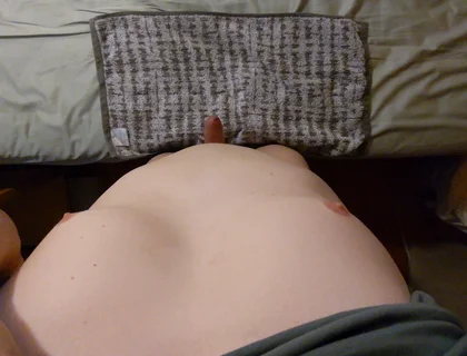 Hands-free Edging: Wide Angle POV Horny Air Humping by Hairless Virgin with Phimosis