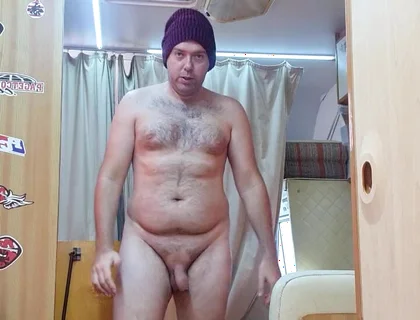 All Naked in Camper