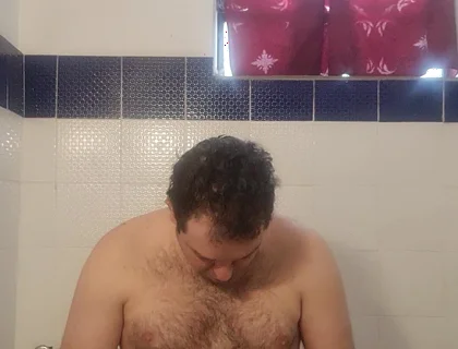 All Naked in Pubblic Bathroom
