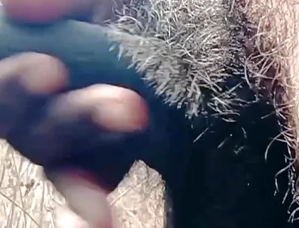 Rajesh Playboy 993 Outdoor Masturbating Big Cock and Cumming. Outside Handjob Cumshot