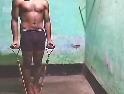 Young Boy Indian Cock After Gym