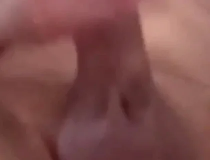 Closeup Cumshot as I Am Being Fucked by Prostate Massager