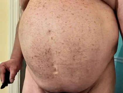 Big Bellied Daddy Bear Cums