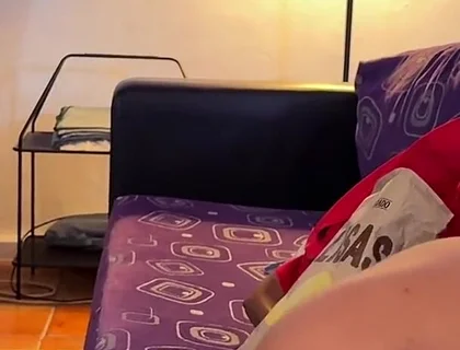 Secret Blowjob During Movie Night While Their Friends Are Right There