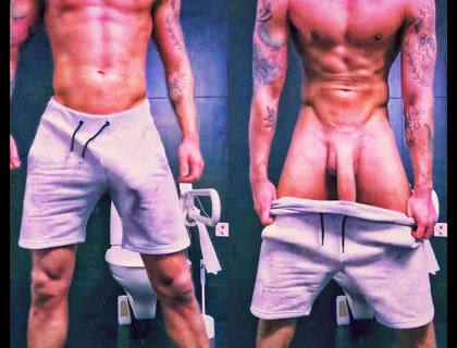 I Couldn't Hide My Huge Bulge at the Gym