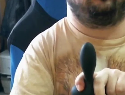 Disabled Person Trains His Mouth Before a Blowjob