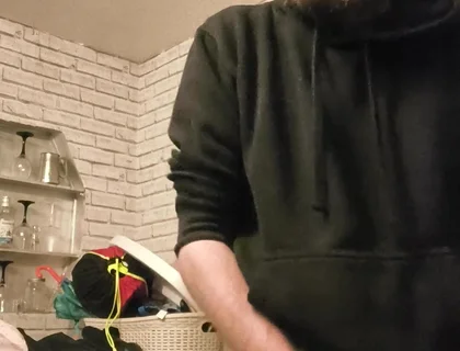 Wanking My Big Hard Dick and Smoking 2 Cigs