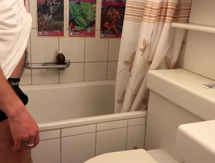 Colleague Showers with Straight Friend