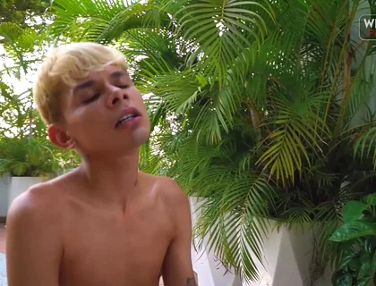 Michael Castle Invites Neighbor Marco Samuel Over for Pool Sex