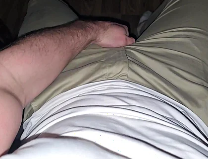 German Voice Commands You. Wet Cock Shines.. Beige Jeans with Precum.. Intense Fragrance