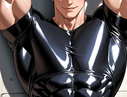 Ai Handsome Men with Abs