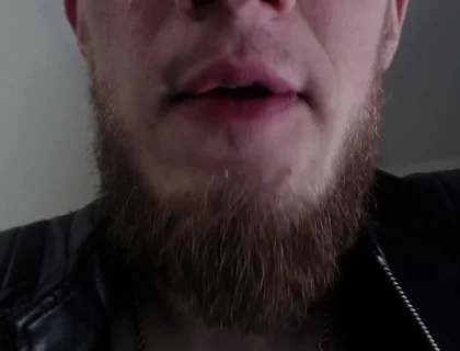 Master in the Leather Jacket Is Drooling
