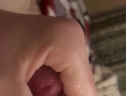 Punishing My Cock Till My Cum Hit the Ceiling