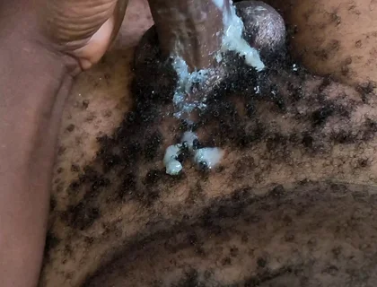 Solo Handjob and Releasing Loads of Cum