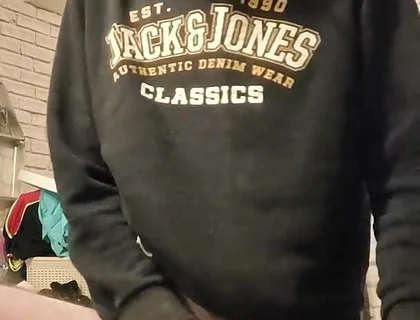 Wanking My Big Hard Dick and Smoking