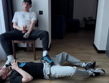 Sniffs Socks and Both Cum