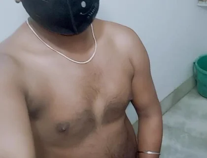 Masturbating