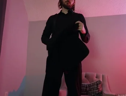 Albino Adonis - Tempting - Fpov Experience - Black Suit & Tie