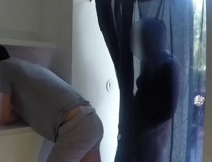 2 Amateur Boys Messing Around in the Kitchen and Pissing on Each Other