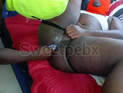 Cum on Big Black Ass