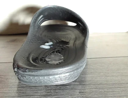 Thick Straight Cock Cums in Slippers