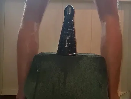 Solo Gay Male - Extreme Anal Destruction Huge Dildo's and Fisting