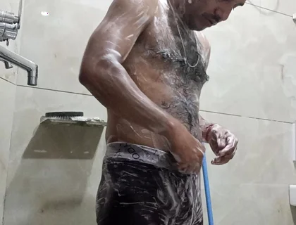 Indian Police Officer in Full Masti Mood