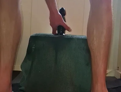 Solo Gay Extreme Anal Insertions - Triple Dildo - Remote - Dumbell
