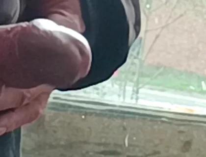 Masturbating and Cumming by the Window at Friend's House - Rockardglans