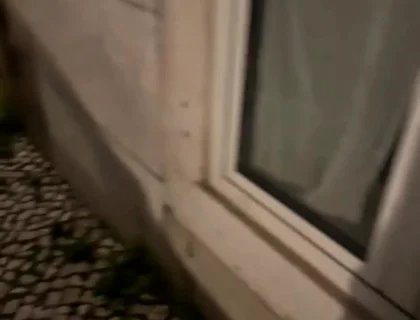 Boy Caught Jerking-off on His Bed Through the Street Window