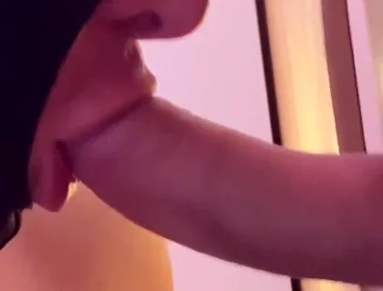Young Guy with Super Long Cock Face-fucks My Throat Until He Cums