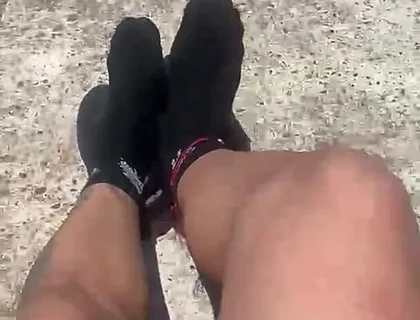 Walking Through the Castle of Cartagena and I Take off My Shoes to Rest so That You Can Worship My Feet