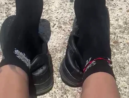 Walking Through the Castle of Cartagena and I Take off My Shoes to Rest so That You Can Worship My Feet