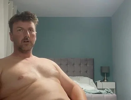 Horny Stepdaddy Wanks and Fingers Arse