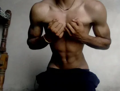 A Teen Boy Showing His Sexy Body