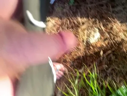 A Redhead Boy Went for a Pee in the Woods and His Friend Followed Him