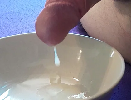 Young Ginger Uncut Dick Ruined Cum Floating