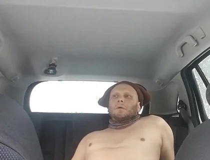 Back Seat of the Car in Parking Slot