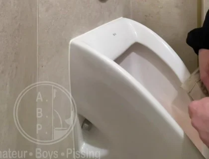 Caught the Guy Pissing in the Next Urinal