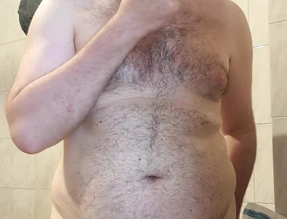 Naked Boy in Bathroom