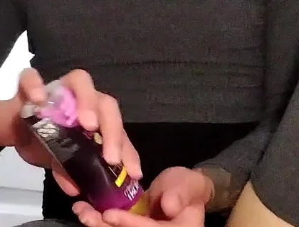 Transgender Alex Fucks Her Dildo